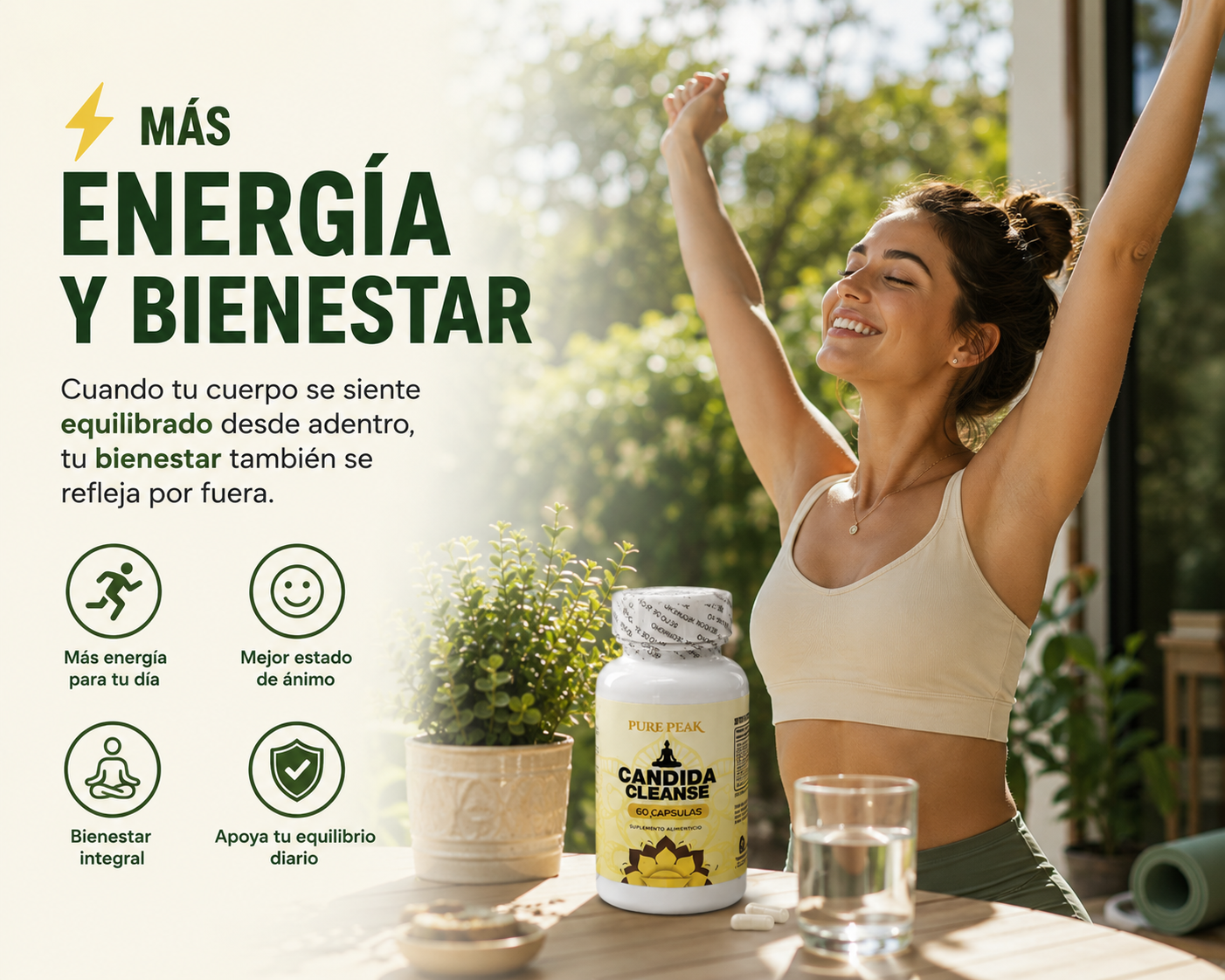 🌿 CANDIDA CLEANSE ORIGINAL - ✨Recupera tu equilibrio y vuelve a sentirte bien desde adentro✨