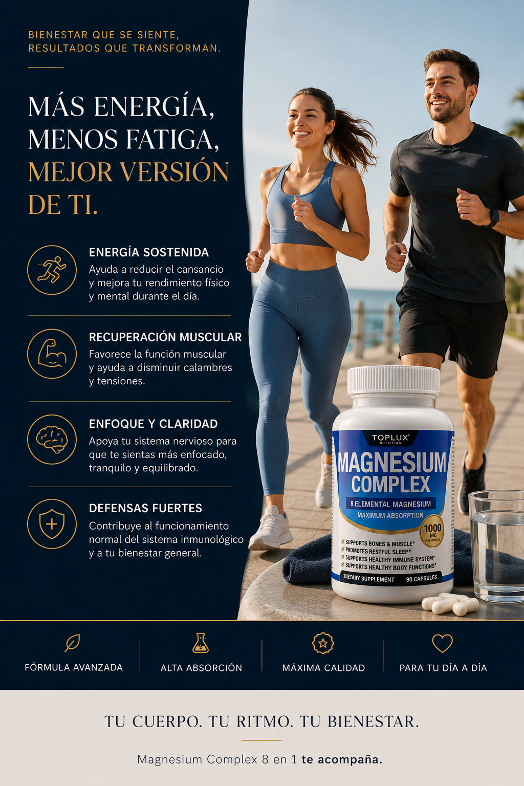 ✨2x1 Magnesium Complex 1000 mg ORIGINAL 8 en 1