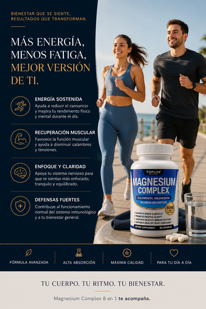 ✨2x1 Magnesium Complex 1000 mg ORIGINAL 8 en 1
