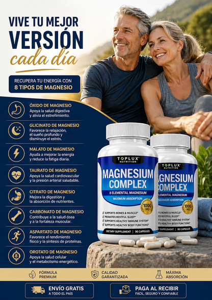 ✨2x1 Magnesium Complex 1000 mg ORIGINAL 8 en 1