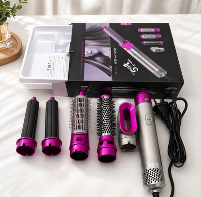 AirGlam 5X™ Secador Rizador 5 en 1