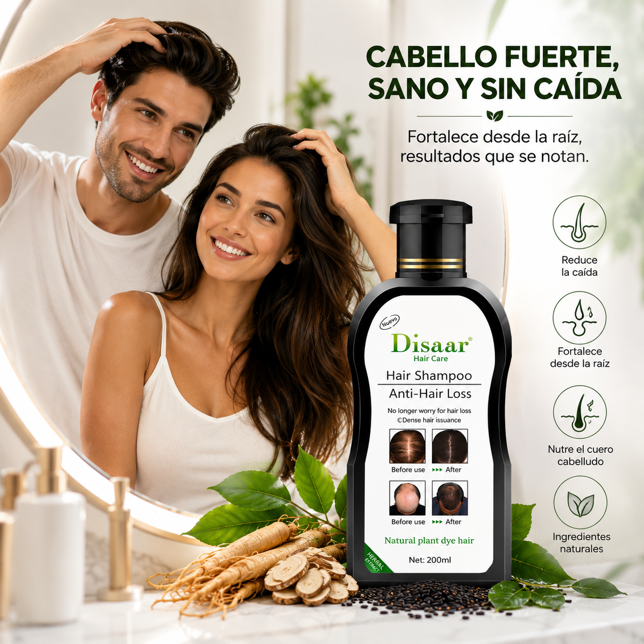 Shampoo Anticaída Hair Care Disaar · 200ml