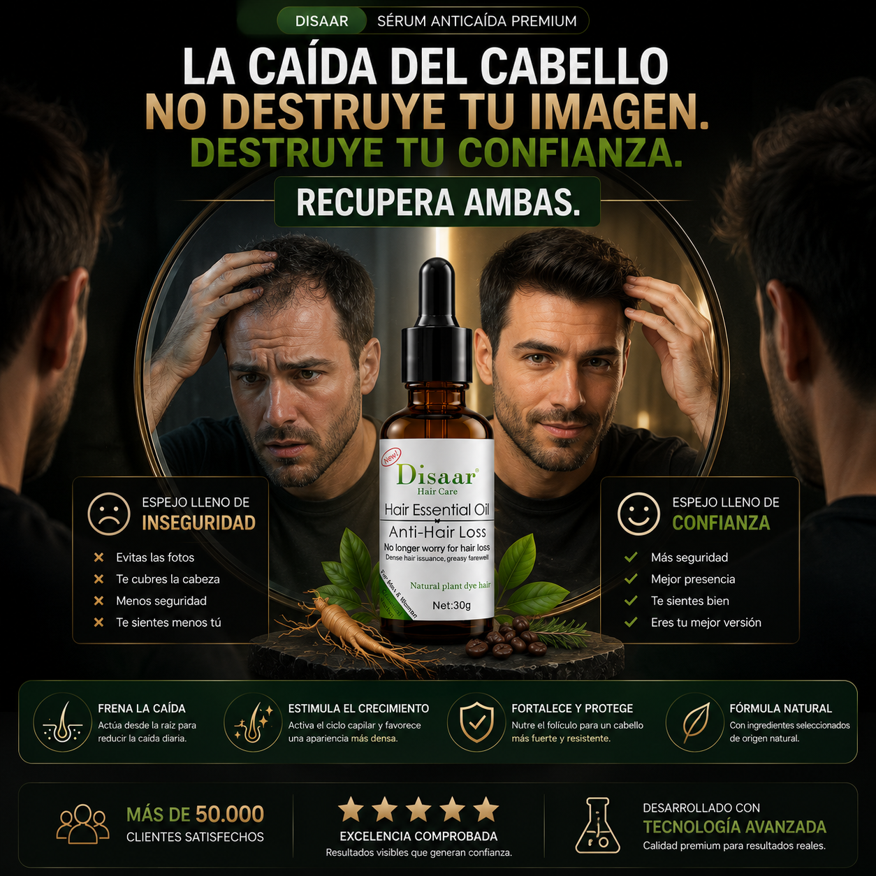 Sérum Anticaída Disaar - Sérum de Densidad Capilar